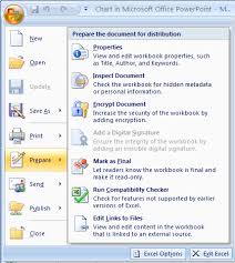 Update Data Linked From Excel 2007 To A Powerpoint 2007