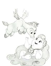 Pegasus And Baby Hercules Hercules Disney Artwork Disney Fan Art Disney Concept Art