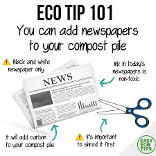When you are composting newspapers, there are a few things you need to keep in mind. Facebook