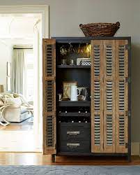 A home bar in the dining room or living room area is a special spot that could also become a focal point of your entertainment and casual gatherings. Modern Muse Bar Cabinet Industrial Dining Room Miami By El Dorado Furniture Houzz