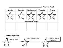 My Behavior Chart