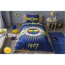 Tac Lisansli Tek Kisilik Nevresim Takimi Fenerbahce Parlayan Gunes Nevresim Takimi Nevresim Renkler