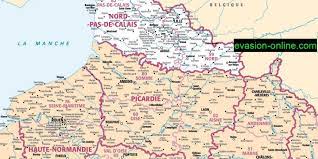 Les régions de france : Carte De France Nord Vacances Guide Voyage