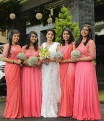 Queries Nivetasfashion Gmail Com Specialise In Hand Embroidered Bridal Outfit Internationa Indian Bridesmaid Dresses Bridesmaid Saree Christian Wedding Dress