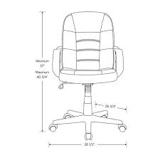 office chair bonded leather black room essentials black rooms bonded leather office chair