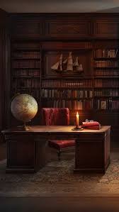 The Old Fashioned Library Home Library Design Home Office Decor Home Library