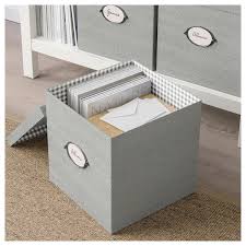 Kvarnvik Storage Box With Lid Gray Ikea Storage Boxes With Lids Box With Lid Storage