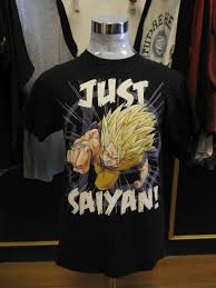 In the episode unwelcome discovery, android 16 states to android 17 and android 18 that goku's house is located in the east district; Dragon Ball Z T Shirt Just Saiyan Black Vintage T 018 Men S Fashion Clothes Tops On Carousell
