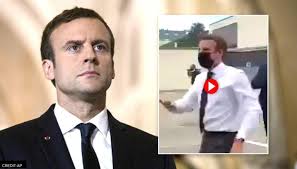 Président de la république française. France President Emmanuel Macron Slapped By Unknown Assailant In Drome 2 Arrested Watch