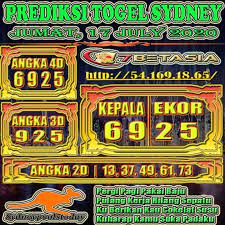 Prediksi Togel Sydney Hari Jumat 17 July 2020 Minggu Sydney Senin