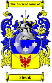 Shenk Name Meaning, Family History, Family Crest & Coats of Arms