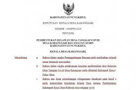 Sahabat 99, bagi sebagian orang membuat surat keputusan bisa dikatakan mudah. Surat Keputusan Kepala Desa Nomor 19 Tahun 2020 Website Karangsari
