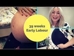 39 Weeks Pregnant Early Labour Signs Vlogmas Day 20 Youtube