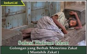 Hutang itu tidak timbul karena kemaksiatan b. Golongan Yang Berhak Menerima Zakat Mustahik Zakat Zakat Shadaqah Infak Wakaf Laduni Id