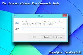 Image result for Microsoft Windows Run Command