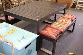 You should be able to use it, love it, and have it simply meet your needs whenever duty calls. Lot Jamie Durie Brand Patio Table With 2 Bench Seats