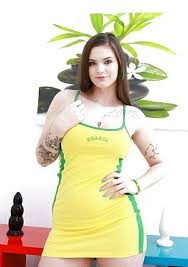 Carol Gargulakova Aka Taylee Wood Czech Republic Halter Dress Girl Fashion