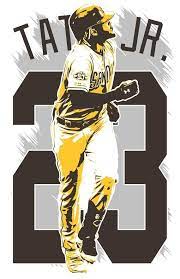Just 21, he will be the youngest player to earn the coveted cover slot on mlb: Hd Fernando Tatis Jr Wallpaper Discover More Baseball Dominican Fernando Tatis Jr League Play Wallp In 2021 San Diego Padres Baseball Padres Baseball Mlb Wallpaper