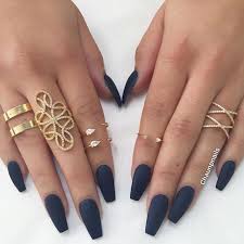 Hot 2000pcs crystal flatback acrylic rhinestones beads nail art/craft 2mm. Matte Navy Blue Navy Nails Blue Nails Ballerina Nails