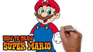 In this video, you will learn how to draw mario head, step by step. How To Draw Super Mario Easy Drawings Youtube