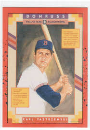 This card was made using the digital paint brushes in procreate on ipad. 1990 Donruss Carl Yastrzemski Hall Of Fame Diamond King Baseball Card 588 Sports Card King