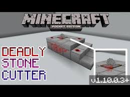 How to craft equipment in minecraft: Minecraft Pe Redstone How To Build A Deadly Stone Cutter Youtube