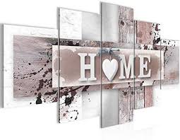 Bilder Home Herz Wandbild 200 X 100 Cm Vlies Leinwand Bild Xxl Format Wandbilder Wohnzimmer Wohnung Deko Kuns Wandbilder Wohnzimmer Wandbilder Wanduhr Design