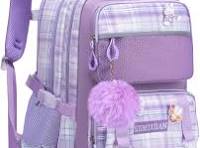 KEBEIXUAN Schulrucksack Mädchen Teenager Schulranzen Wasserdicht School Bag  Backpack Casual Daypacks für Kinder Grundschüler Schüler im Alter von 6–12  ...