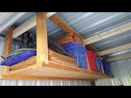 This storage house has vents both in the front and back, ensuring excellent ventilation. Storage Shed Overhead Shelf Youtube