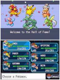 Overleveled final team for Pokemon Flare, great game : r/PokemonHallOfFame