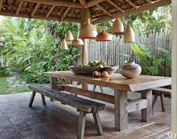 Outdoor dining furniture leisure myanmar teak dining table set garden wooden benches. How To Use Bench Seating In Your Dining Area Architectural Digest