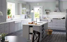 Maybe you would like to learn more about one of these? Dove Gray Cabinetry White Countertop Ikea Kitchen Design New Kitchen Cabinets Kitchen Inspirations