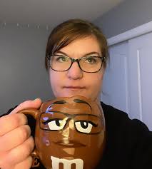 Realizing you look like your coffee mug