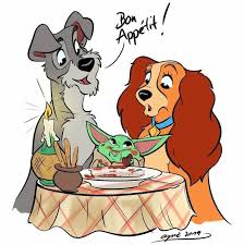 Quand Bebe Yoda Rencontre Dautres Personnages Disney Dessein De Dessin En 2020 Personnage Disney Personnages Bebe Disney Personnages Modernes Disney
