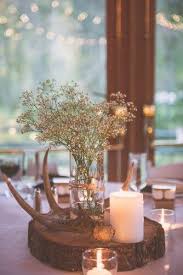 Fall Deer Antler Centerpiece Wedding Centerpieces Rustic Wedding Centerpieces Antler Wedding