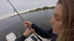 Blue Fish Invade Manasquan River By The Mouth Of The Point Pleasant Canal