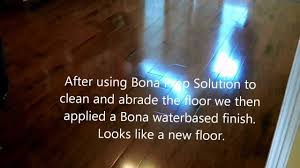 Bona Recoat Before After Hd Youtube