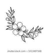 Pin By Rachelle Hane On Cement Crafts Hand Drawn Flowers Flower Drawing How To Draw Hands