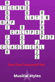 This clue was last seen on new york. Musical Styles Bonus Puzzle Get Answers For One Clue Crossword Now