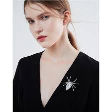 Brož Swarovski Elements Araignée