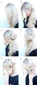 Side Messy Boho Bun Tutorial Easy Updo Hairstyles Hair Styles Hair Inspiration