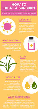 How To Treat A Sunburn 4 Tricks For Soothing Sunburn Relief