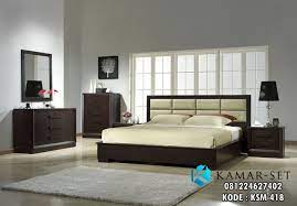Pastikan kamu membandingkan kondisi kamar. Desain Kamar Tidur Utama Minimalis Modern Ksm 418 Kamar Set Kamar Set