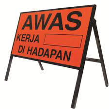 Mengkaji selidik susu2 dikawasan selangor. Reflective Sign Awas Signboard Papan Iklan Papan Tanda Jalan Road Safety Sign Board Lazada