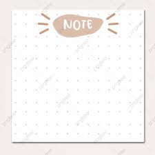 This printable dot paper features patterns of dots at various intervals. Cute Aesthetic Memo Note Paper Printable Template Template Download On Pngtree