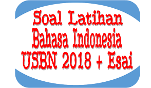 Dalam soal soal bahasa indonesia, kamu akan dituntut untuk memiliki keterampilan dalam menyimak bacaan yang disuguhkan, membaca dan menganalisis setiap pertanyaan yang diminta. Soal Latihan Bahasa Indonesia Usbn 2018 Disertai Esai Dapurimajinasi