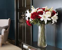 Step 2 place a piece of dry floral foam into the vase. Smycka Artificial Flower Lily White Ikea