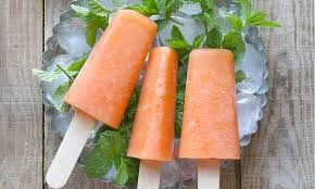 2 Ingredient Creamy Cantaloupe Popsicles Blush Lane Blog