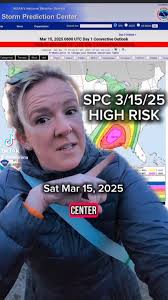 HIGH RISK Severe Weather March 15 2025, NOAA & SPC Importance, #saveNOAA  #wx #weather #forecast #science #stem #steam #tornado #tornadooutbreak  #womeninscience #womeninstem #abc #xyz #fyp #fypシ ...