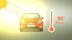 Để xe ngoài trời nắng nóng nhiệt độ trong xe bao nhiêu độ Phụ kiện ô tô  SkyAuto Việt Nam